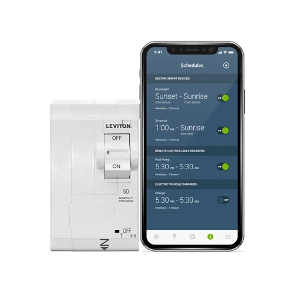 Leviton LB250-ST 2nd Gen Smart Circuit Breaker (2-Pole 50A, Standard) — Good Value per expert consensus