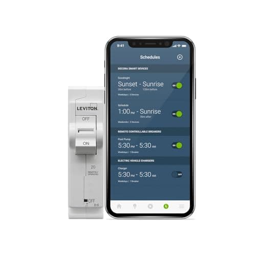 Leviton 2nd Gen Smart Circuit Breakers