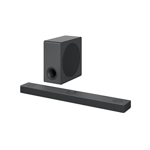 LG S80QY 3.1.3ch Sound Bar with Wireless Subwoofer and Center Up-Firing, Dolby Atmos DTS:X, Works with Airplay2, Spotify HiFi, Alexa, High-Res Audio, IMAX Enhanced, TV Synergy, HDMI eARC