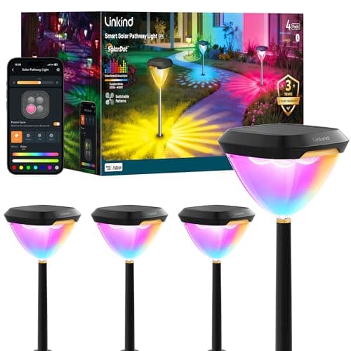 Linkind Smart Solar Pathway Lights SP6 (4 Pack)