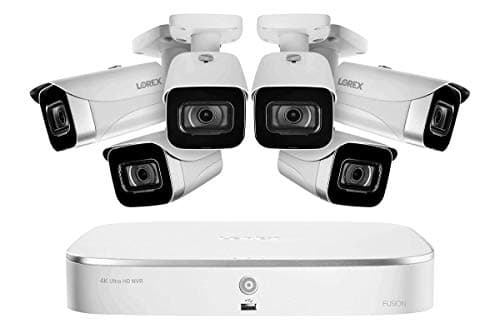 Lorex Fusion 4K 16-Channel NVR System (6-Camera, 2TB)