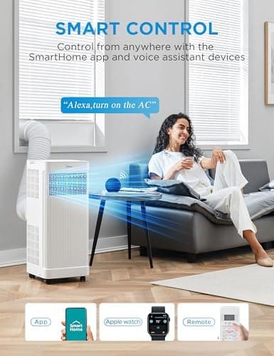 Midea 8500 BTU Smart Portable AC