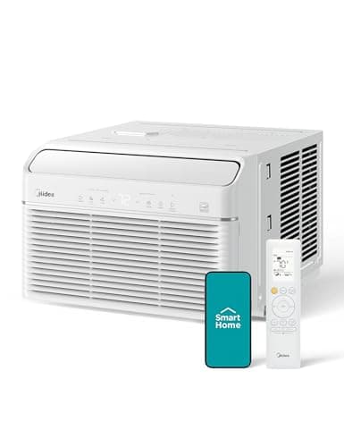 Midea Smart Inverter AC Window Unit with Heat (8,000 BTU) โ Good Value per expert consensus