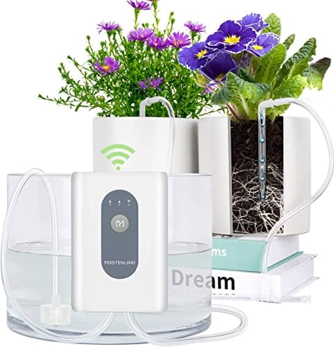 Moistenland WiFi Automatic Plant Waterer (15-Plant Drip Kit)