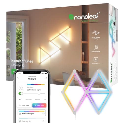 Nanoleaf Lines WiFi Smart RGBW Wall Lights