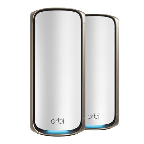 NETGEAR Orbi 970 Series Quad-Band WiFi 7 Mesh System (RBE972S, 2-Pack)