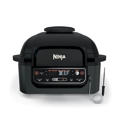 Ninja Foodi Smart 5-in-1 Indoor Grill with 4-Quart Air Fryer (LG451BK)