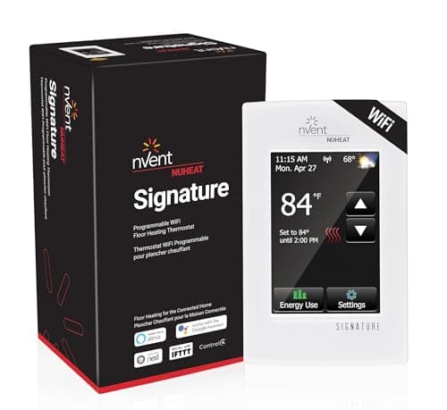 nVent Nuheat Signature WiFi Thermostat (AC0055) โ Recommended per expert consensus