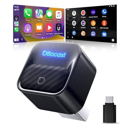 Ottocast Mini Core 2-in-1 Wireless CarPlay & Android Auto Adapter