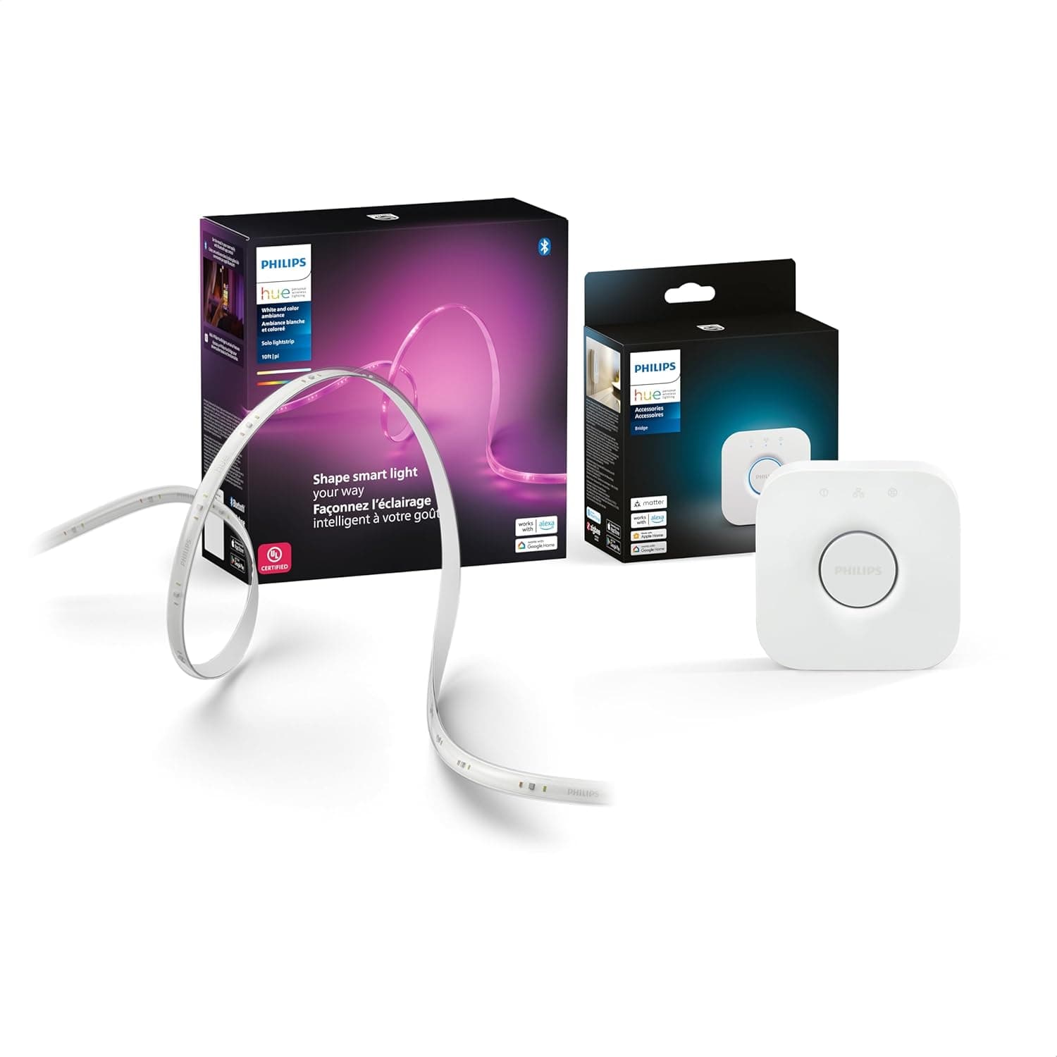 Philips Hue Lightstrip Plus — Recommended per expert consensus