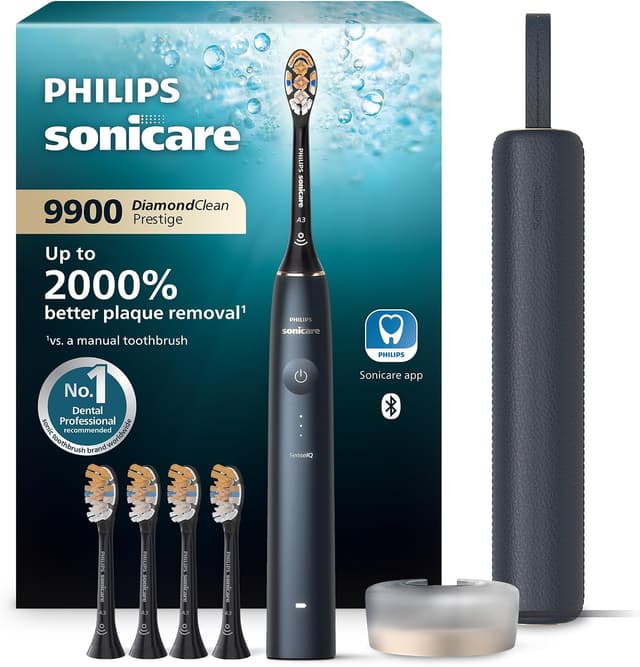 Philips Sonicare 9900 Prestige Rechargeable Electric Toothbrush with SenseIQ