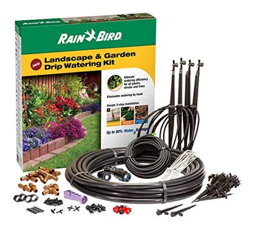 Rain Bird LNDDRIPKIT Landscape & Garden Drip Irrigation Watering Kit