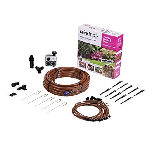 Raindrip SDFSTH1P Automatic Drip Irrigation Watering Kit with Timer