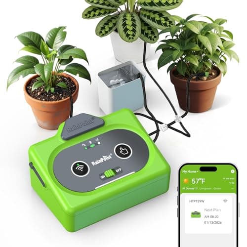 RAINPOINT Direct WiFi Automatic Plant Waterer (Battery Backup, 10-15 Plants)