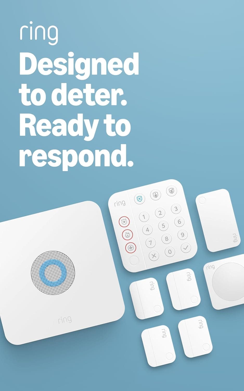 Ring Alarm 8-Piece Kit (2nd Gen) — Recommended per expert consensus