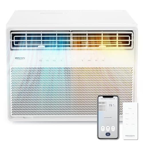 ROVSUN Inverter Window AC with Heater & WiFi (11,000 BTU) โ Recommended per expert consensus
