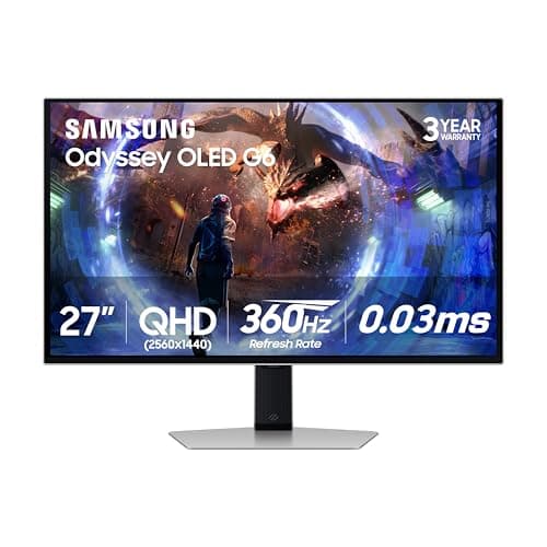 Samsung Odyssey OLED G6 G60SD (27" 1440p 360Hz)