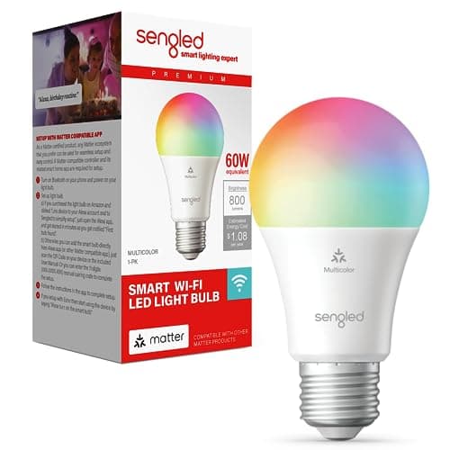 Sengled Matter LED Smart Light Bulb (A19) — Recommended per expert consensus