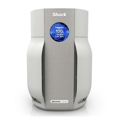 Shark BreatheClear with NeverChange, Intelligent Air Purifier for Home, HEPA-Exceeding In Every Mode for Dust, Dander, Allergens & More, Zero Filter Changes for Up To 6 Years, Dove, HP162 (2026)
