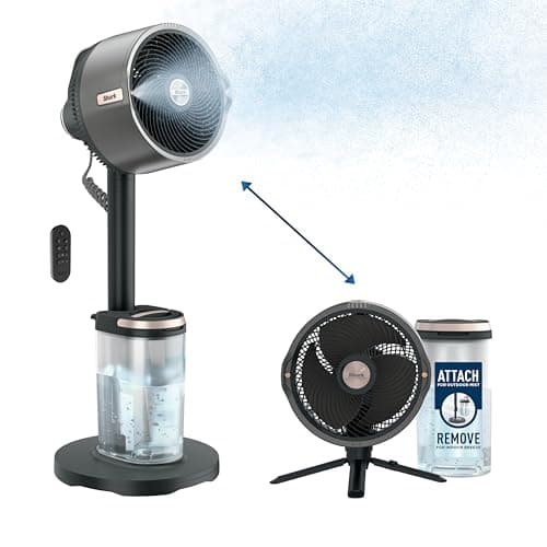 Shark FlexBreeze Pro Mist Fan FA302 (Integrated Tank, 24-Hr Battery)