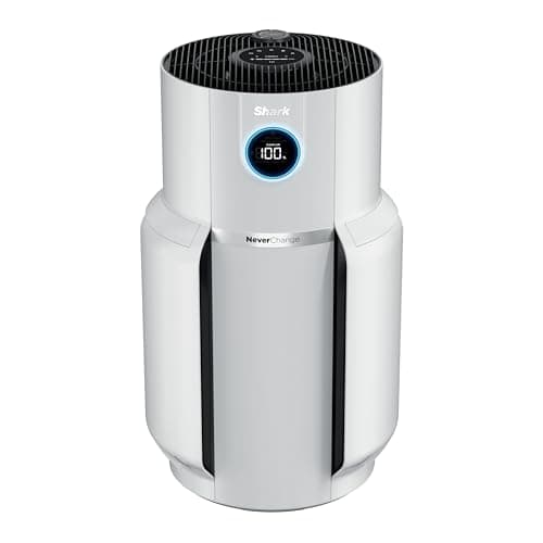 Shark Air Purifier for Home with NeverChange(5-Year) HEPA Air Filter, 1400 sq. ft. for Powerful Multi-Room Purification, Filters Smoke, Captures 99.98% of Particles & Dust, HP302, White — Recommended per expert consensus