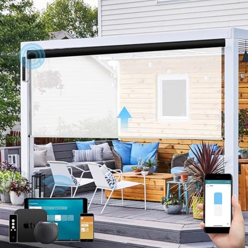 SmartWings Solar-Powered Outdoor Sun Shades (Matter/Z-Wave)