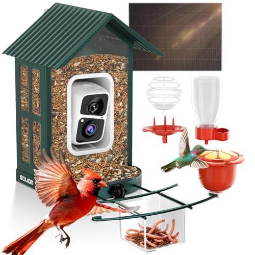 SOLIOM Bird Feeder with Camera
