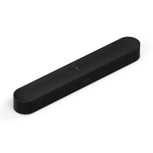 Sonos Beam Gen 2 - Black - Soundbar with Dolby Atmos — Recommended per expert consensus