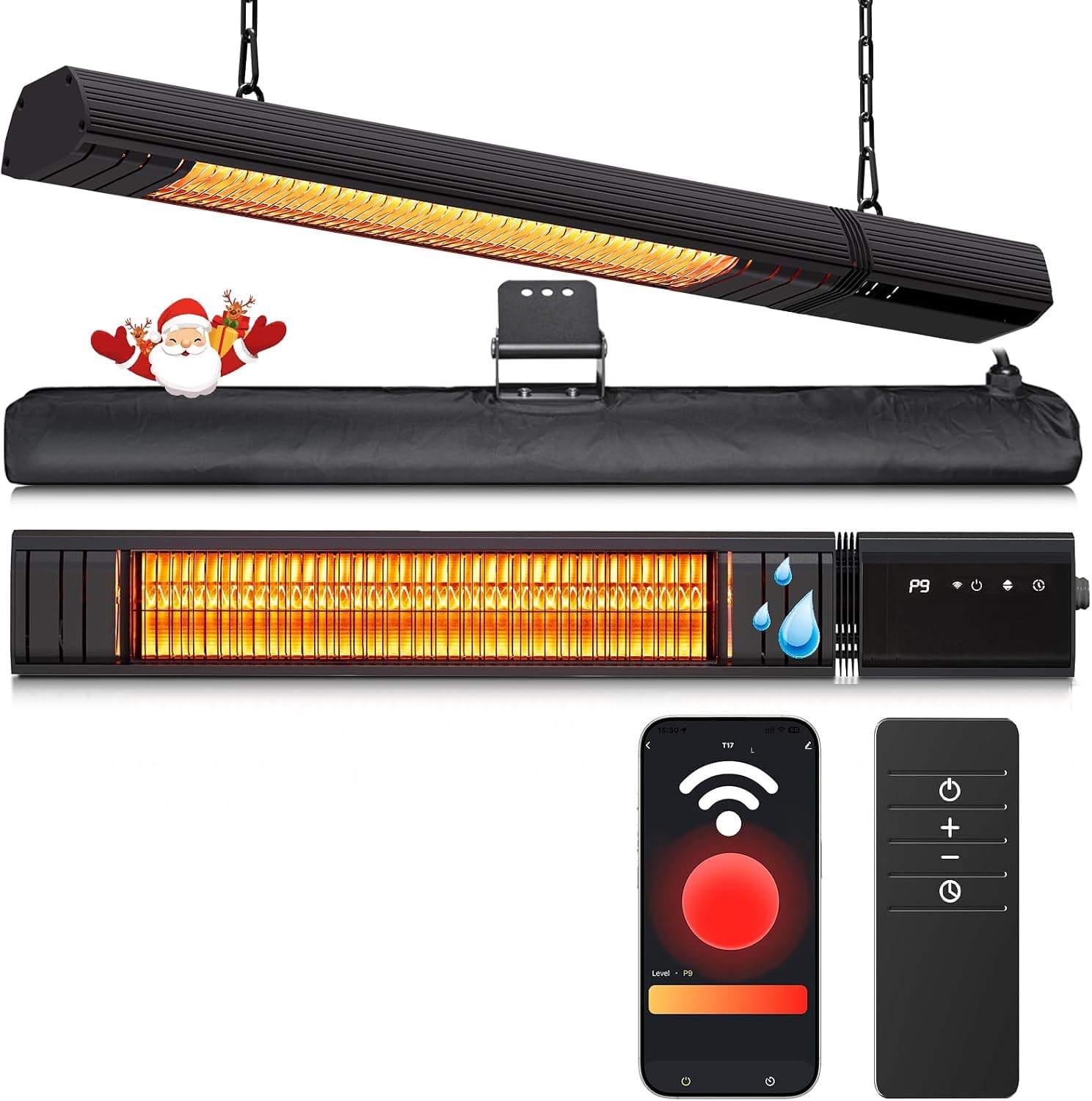 Sundate 1500W WiFi Infrared Patio Heater