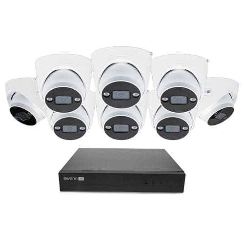 Swann AdvancedX 4K 16-Channel PoE NVR System (8-Dome, 2TB) — Recommended per expert consensus