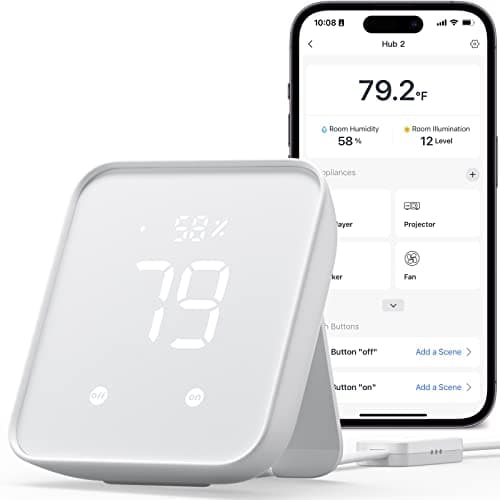 SwitchBot Hub 2 (2nd Gen) Smart IR AC Controller โ Good Value per expert consensus