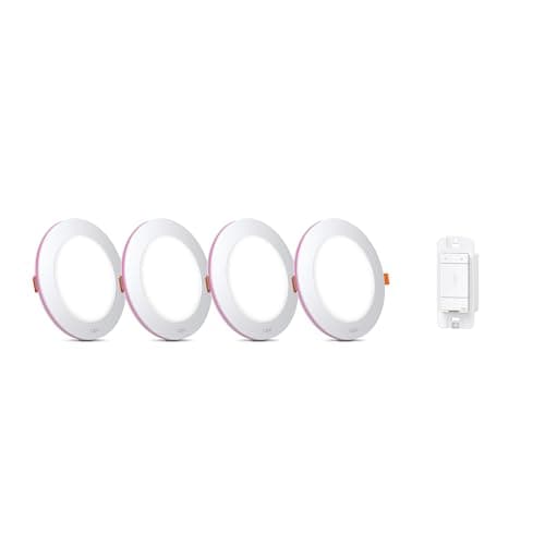 TP-Link Tapo L730-6 KIT Smart 6-Inch Recessed Downlight (4-Pack, Matter)
