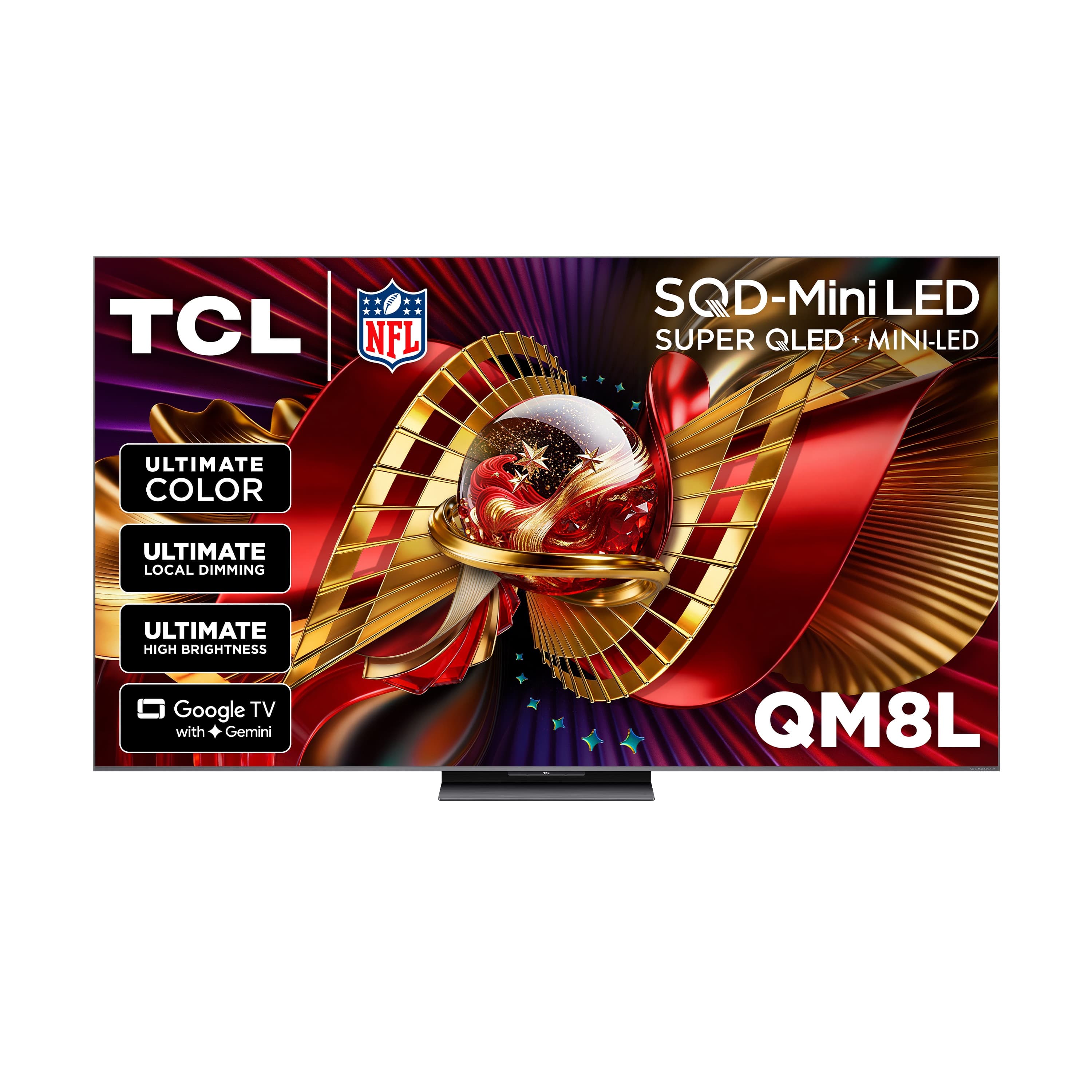 TCL QM8L Series SQD-Mini LED 4K UHD HDR Smart TV with Google TV