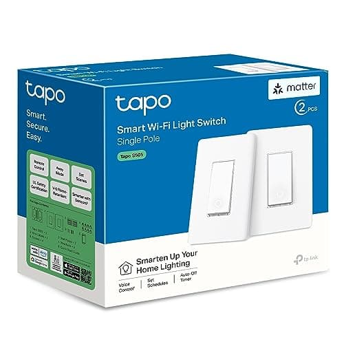 TP-Link Tapo Matter Smart Light Switch S505 — Recommended per expert consensus