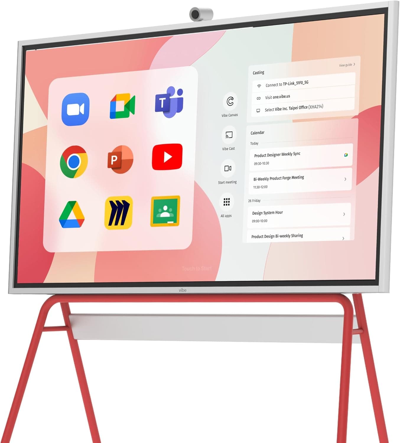 Vibe S1 55 Inch All-in-One Smart Board, 4K UHD Conference Device — Recommended per expert consensus