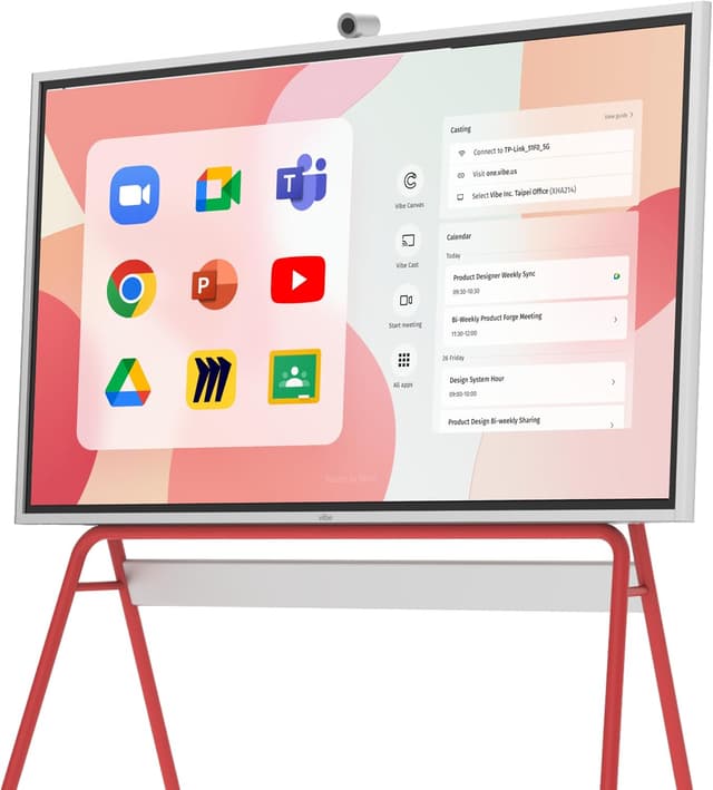 Vibe S1 55 Inch All-in-One Smart Board, 4K UHD Conference Device