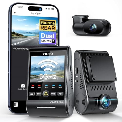 VIOFO A229 Plus Dash Cam Front and Rear — Good Value per expert consensus