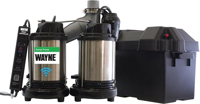 WAYNE WBPS50 1/2 HP Smart Sump Pump System