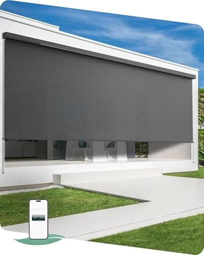 Yoolax Customized Solar Motorized Outdoor Shade (App Control)