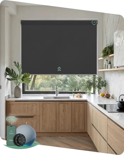 Yoolax Motorized Blinds 100% Blackout (hardwired plug-in motor)