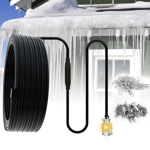 TOPDURE Roof & Gutter De-Icing Kit (240 ft, 5 W/ft, TDRD-1200-1) โ Good Value per expert consensus