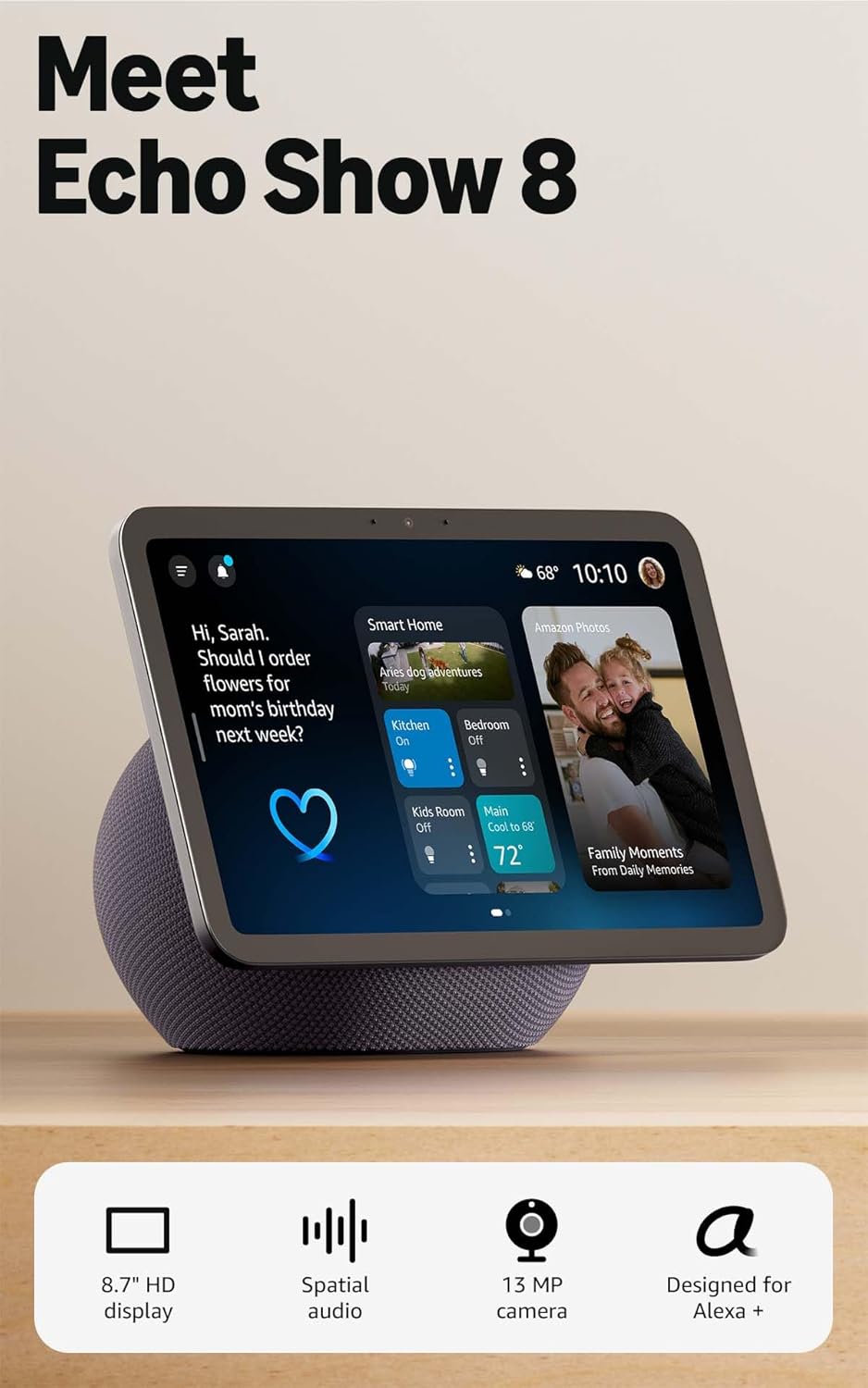 Amazon Echo Show 8 (4th Gen, 2025)