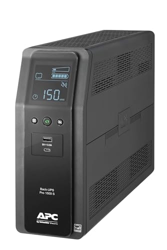 APC Back-UPS Pro BR1500MS2 Pure Sine Wave UPS (1500VA/900W)