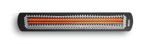 Bromic Tungsten Smart Heat 6000W Electric Patio Heater – Dual Element Infrared, 220V-240V, Black Finish – BH0420033