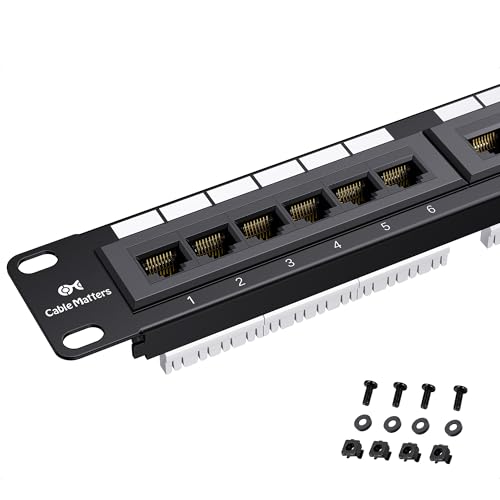 Cable Matters 24-Port Cat6 Patch Panel