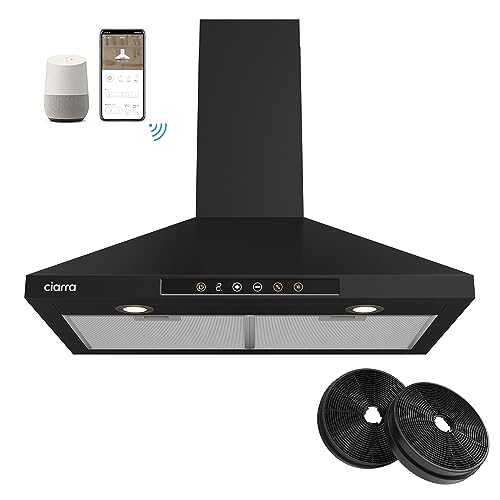 CIARRA CAB75206W-003 30-inch Smart Range Hood