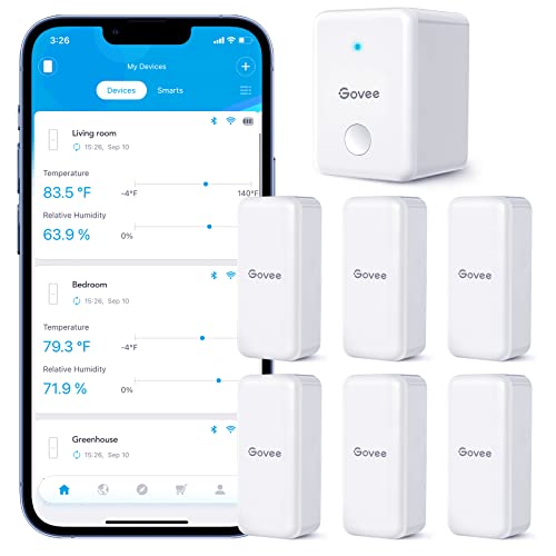 Govee WiFi Hygrometer Thermometer 6-Pack (H5100)