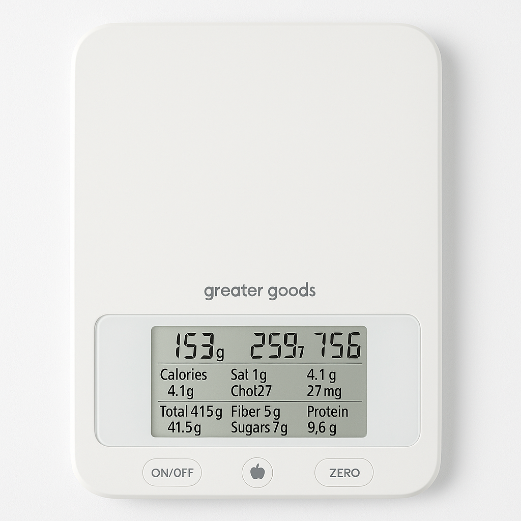 Greater Goods Digital Nutrition Scale