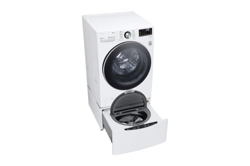 LG WM4200HWA 5.0 cu ft Front-Load Washer, Steam Wash, Allergiene™ Cycle, SmartThinQ® Wi-Fi Enabled, White