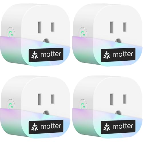 Meross Matter Smart Plug Mini (4-Pack)